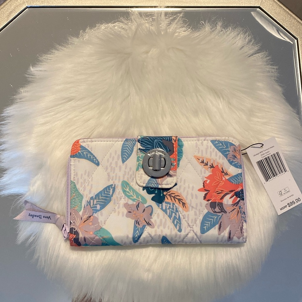 Vera Bradley Turn lock Wallet Ultralight Tropical Floral